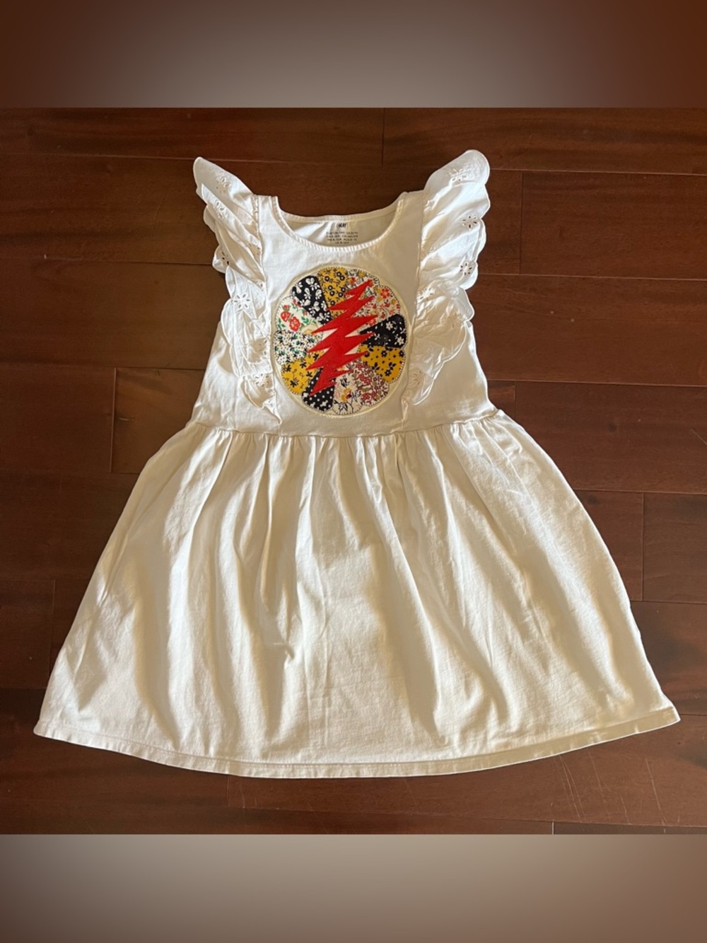Cotton sundress hippie grateful mandala bolt festival 8/10 dead ❤️⚡️💙 kids